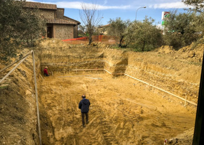 Scavi di Sbancamento villetta città della pieve