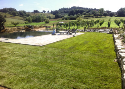 Realizzazione e manutenzione giardini,prato pronto a rotoli per giardino piscina a sfioro,Provincia di perugia